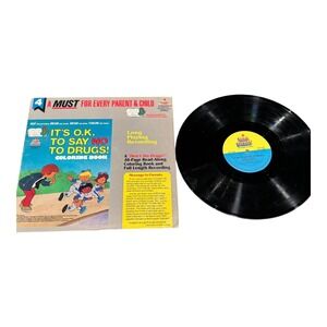 Vintage It's OK to Say No To Drugs Vinyl‎ Record 1986